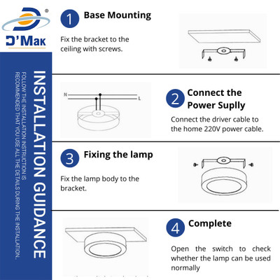 D'Mak D'Mak 22 Watt Round LED Surface Panel Light for Indoor Lighting Natural White 2 Ceiling Light Ceiling Lamp(White)