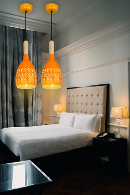 GENREE GEN-ORANGE SMILY HL, PACK OF 2 Pendant Lamp Ceiling Lamp(Orange)