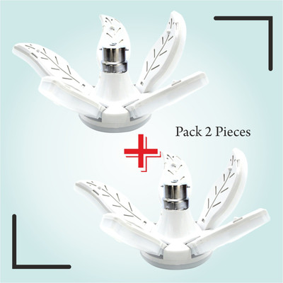 Daily Needs Shop 55 W Basic Decorative B22 D LED Bulb(White, Pack of 2)
