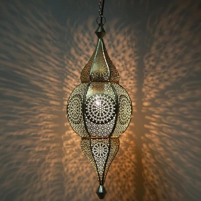 NS tredars New Hanging Ceiling Light Nargis Gold Hanging Lamp Pendants Ceiling Lamp(Gold)