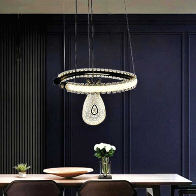 SAVORADE LED jhummar Led color changing chandelier@21 Chandelier Ceiling Lamp(Gold, White)