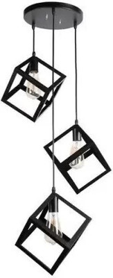 spark world SparkWorld LYHL013 3-Lights Modern Hanging Ceiling Light Ceiling Light Ceiling Lamp(Black)