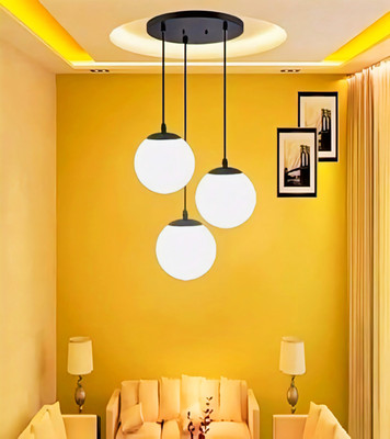 Aphrodite 3 Milky Doom Hanging Luster Light Pendants Ceiling Lamp (White) Ceiling Light Ceiling Lamp(Multicolor)