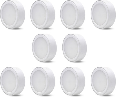 D'Mak D'Mak 8 Watt Round PC LED Surface Panel Ceiling Light 3in1 10 Ceiling Light Ceiling Lamp(Multicolor)