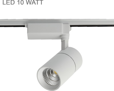 Hylum LED 10 Watts Warm White Ceiling Spot Light/Focus Light/ Flexibly Rotatable Light Track Light Ceiling Lamp(White)