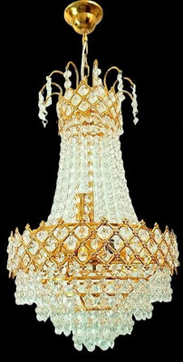 Baslash 300mm Crystal Big Size Jhhomar Lamp Ceiling Light For Living Room/Hall/Bed Room Chandelier Ceiling Lamp(Gold)