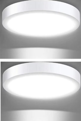 Locus 6W Surface Mounted, Led Cob Driver Attached Light, CooL White Color (PACK OF 2) Ceiling Light Ceiling Lamp(White)