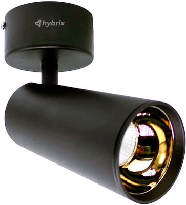 Hybrix LED Wall/Ceiling Spot Light (12 WATT)Rose Gold, Focus Light, WARM WHITE Light, 1 Track Light Ceiling Lamp(Black)