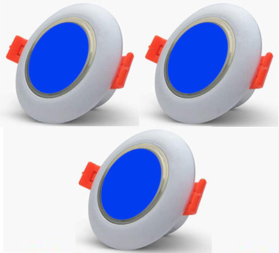 mg lights 5 WATT COLOR LAMP (PACK OF 3) Ceiling Light Ceiling Lamp(Blue)