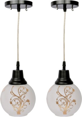 BENE Lima Pendants Light MS 15 cm, (Black, Pack of 2 Pc) Pendants Ceiling Lamp(Black)