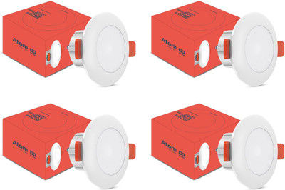 Goldmedal Atom 3W LED Downlight-Round Recessed Ceiling Light Ceiling Lamp(White)