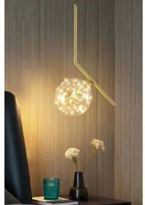 Blissbells LED Acrylic Hanging Ring Light (Warm White, Gold) Pendant Lamp Ceiling Lamp(Yellow)
