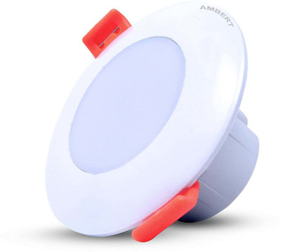 ambert 3 watt led ceiling light pack of -1, white color Ceiling Light Ceiling Lamp(White)