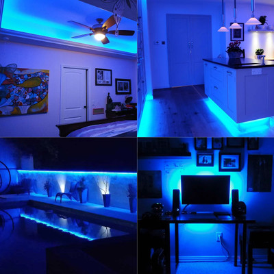Hybrix 2835 Ultra Bright LED False Ceiling Cove Light (05 Mtr) ULTRA BLUE, With Adapter Recessed Ceiling Light Ceiling Lamp(Blue)