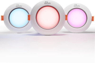 MURPHY LED 3W AURA COLOR CHANGING DOWN LIGHT(RED/BLUE/PINK, Pack of 2) Recessed Ceiling Light Ceiling Lamp(Multicolor)