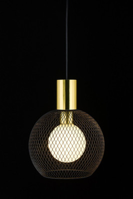 ZESTRUM Golden Mesh Pendant Light Pendants Ceiling Lamp(Black)