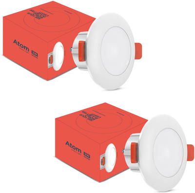 Goldmedal Atom 3W LED Downlight-Round Recessed Ceiling Light Ceiling Lamp(Red)