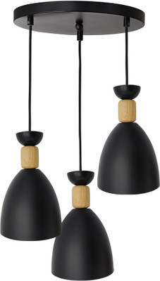 KINIS KIN-720 ROUND THAALI (BLACK) Modern Cluster Pendant Lights Nordic Cluster Light Chandelier Ceiling Lamp(Black)