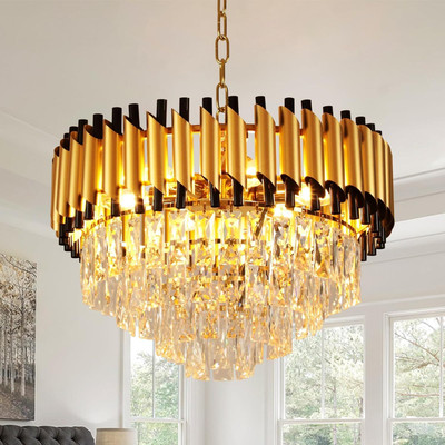 TRIXY 500MM-GB Chandelier Ceiling Lamp(Multicolor)