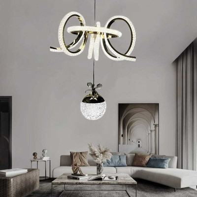 Chandelier LED Chandelier Led color changing chandelier@87 Chandelier Ceiling Lamp(Gold, White)