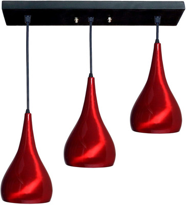 GAUVIK GAU-CLUSTER HANGING PLANE BALLOON MEHROON LINEAR THALI Cluster Pendant Light/Cluster Hanging Light/Cluster Ceiling Light for Restaurant,Bedroom, Living Room and Home Decor Chandelier Ceiling Lamp(Maroon)