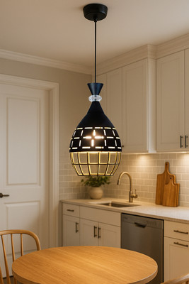 KINIS KIN- 999 H/L, PACK OF 1 Pendants Ceiling Lamp(Black)