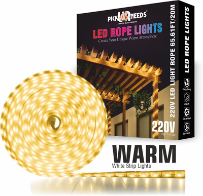 Pick Ur Needs 20 Meter 2400 LED Rope/Strip Light long-lasting LEDs Ceiling Light Ceiling Lamp(Beige)