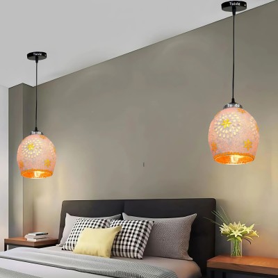 Twixle JAIPUR-2P-HNG-BULB Pendants Ceiling Lamp(White)