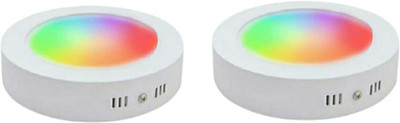 FLIPS 7 in 1 colour CBL surface led light Pack of 2 Ceiling Light Ceiling Lamp(Multicolor)