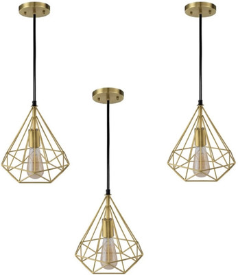 jency Innovate Pendant Lamp/Ceiling Light Decorate your Home. PACK OF 1 Pendant Lamp Ceiling Lamp(Gold)