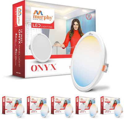 MURPHY 10W Trimless 3-in-1 LED Panel (Cool White/Warm White/Natural White, Pack of 6) Ceiling Light Ceiling Lamp(Multicolor)