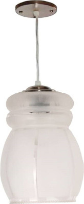 VAGalleryKing Single Glass Hanging Light Flush Mount Ceiling Light Pendant Lamp Ceiling Lamp(White)