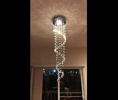 K9 Crystal Chandelier Ceiling Lamp(Multicolor)