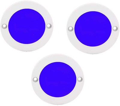 ambert 3W LED Cab-lite Surface Light Bulb blue pack of 3 Ceiling Light Ceiling Lamp(Blue)