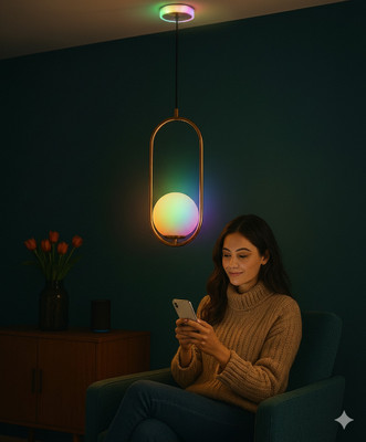 Raptors smart Pamdent Light Pendant Lamp Ceiling Lamp(Gold)