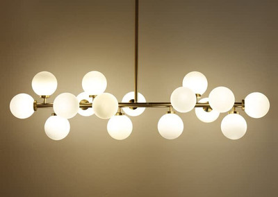 ZESTRUM Chandelier Ceiling Lamp(White)
