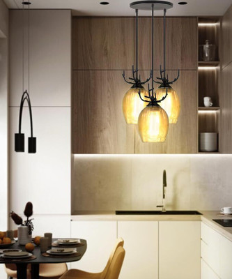 jency Innovate Chandelier Ceiling Lamp(Black)