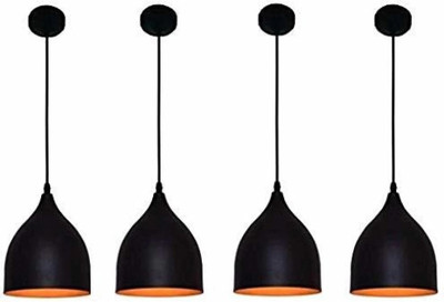 jency Innovate Light to doctor your Home. (PACK OF 4). Pendant Lamp Ceiling Lamp(Black)