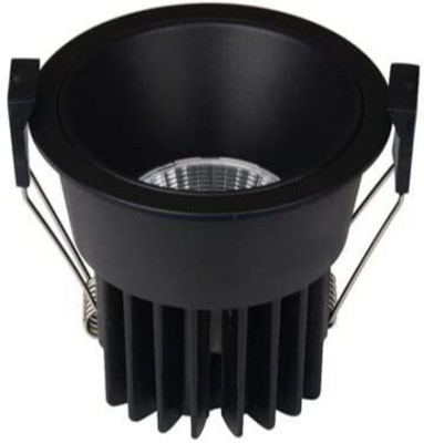 RADIANT LED 7W Deep Cob Light Black (Cool White) (9 cm x 9 cm x 4.6 cm) Cutout 2.5'' Recessed Ceiling Lamp(Black)