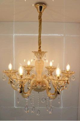 Yavik Modern k9 crystal Crystal Chandelier Lighting Pandent Lamp For Decoration Chandelier Ceiling Lamp(Gold)