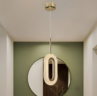 Whiteray AREEZO HANGING PENDENT GOLD LED LIGHT FOR LIVING ROOM, HALL, ETC., (PACK OF1) Pendant Lamp Ceiling Lamp(Gold)