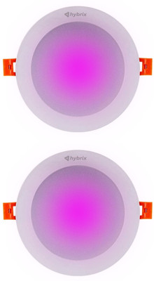 Hybrix LED (3W) Mini JOY Extra Bright Ceiling Concealed Light, Down Light, Pink Light 2 Recessed Ceiling Lamp(White)