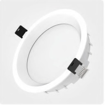 PRILUCE 12W LED Recessed Downlight – High White Round Panel Light | 3000K | 120° Recessed Ceiling Light Ceiling Lamp(White)