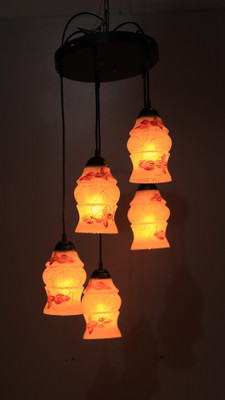 VAGalleryKing Indoor Decorative 5Light Chandelier Ceiling Lamp Pendant Lamp Ceiling Lamp(White)