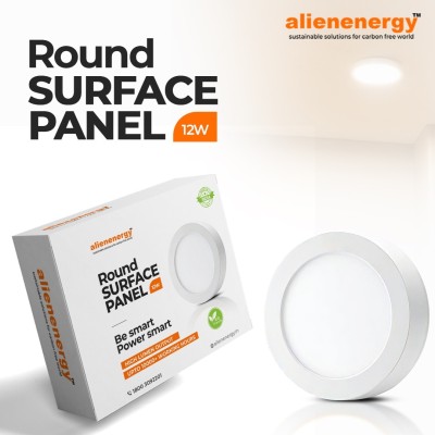 Alienenergy Round Surface Panel Recessed Ceiling Light Ceiling Lamp(White)