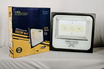 KINDLE LIGHTS 150 Watts Led Flood Light ip65 outdoor/indoor Wall helozen bulb lamp Cool White Flood Light Outdoor Lamp(White)
