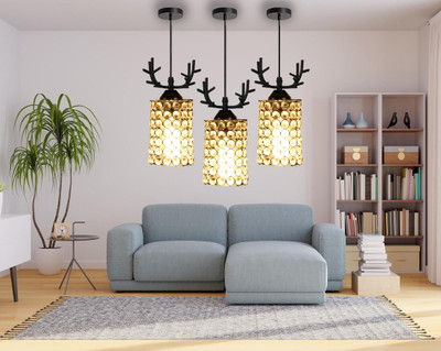 CARSTEN CARS-DEER ROUND CRYSTAL H/L, PACK OF 3 Pendant Lamp Ceiling Lamp(Clear)