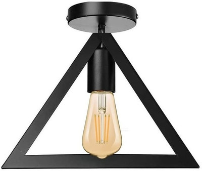 CEELIGHT Black Triangle Shape Wall Lights Lamp Scones for Home Decoration Indoor Pendant Lamp Ceiling Lamp(Black)