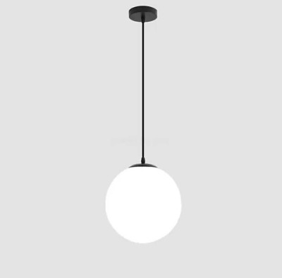 Areezo Sphere Modern Pendant Light - Sculptural Beauty Meets Warm Illumination Pendants Ceiling Lamp(Black, White)