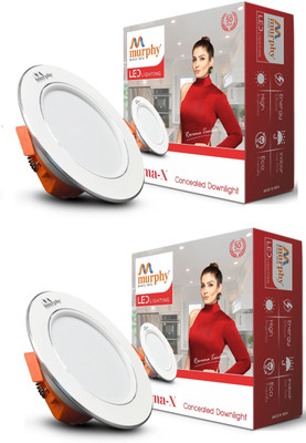 MURPHY LED 9W CROMA Concealed box down light (Cool White , Pack of 2) Recessed Ceiling Lamp(White) deal from flipkart MURPHY LED 9W CROMA Concealed box down light (Cool White , Pack of 2) Recessed Ceiling Lamp(White) deal from flipkart